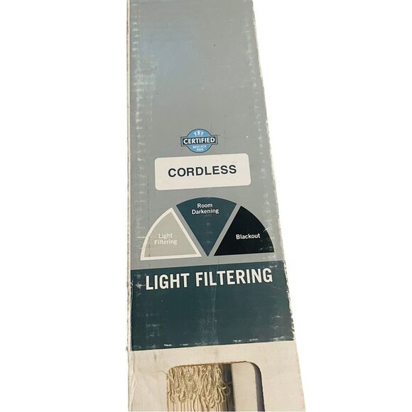 NIB Home Depot Alabaster 1" Cordless Vinyl Blind - 30"x64" - Picture 7 of 15